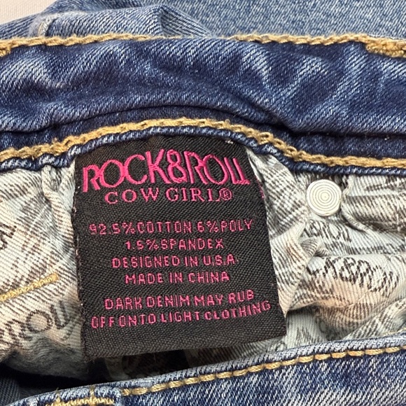 Rock & Roll Cowgirl Denim Boot Cut Jeans - Picture 8 of 9